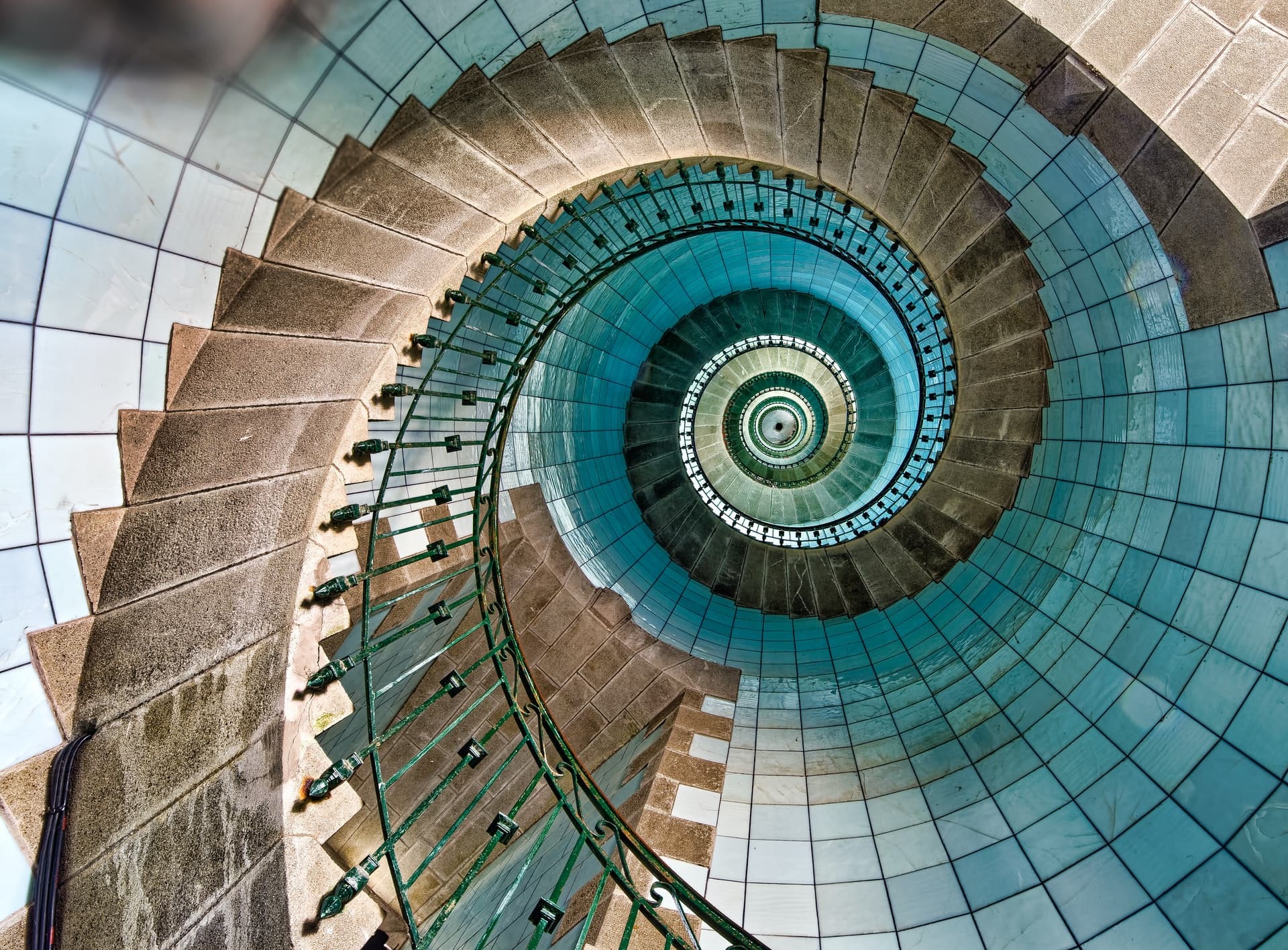 Ile Vierge Lighthouse, the tallest lightouse in the world, Bretagne, France